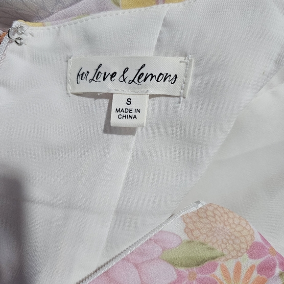 ❌️SOLD❌️ For Love And Lemons Carrie Mini Dress - Picture 3 of 3